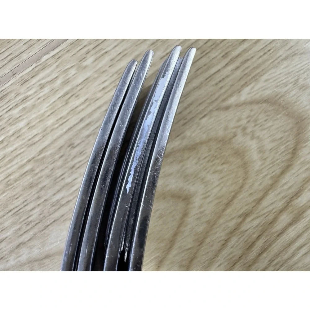 Vintage Stanley Roberts Lady JoAnn Dinner Forks Set of 4 Stainless Japan